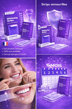 Dr-White – Bandes de Blanchiment Dentaire